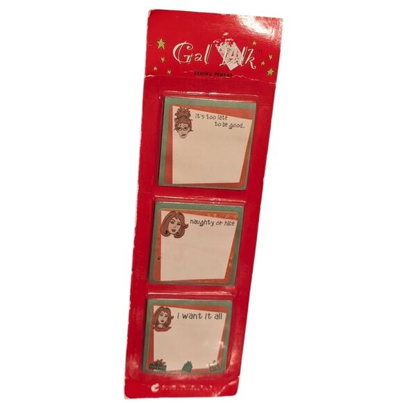 Gal Talk Christmas Sticky Notes - Picture 2 of 6